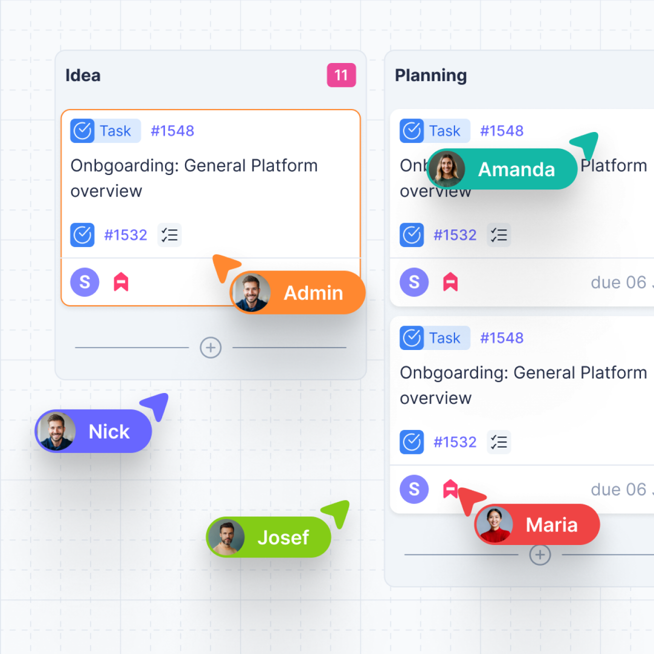 Managers gaining visibility into tasks and workflows with Aktok