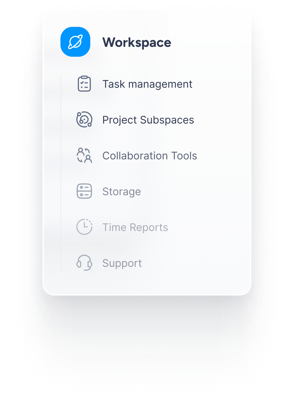 Workspace features overview