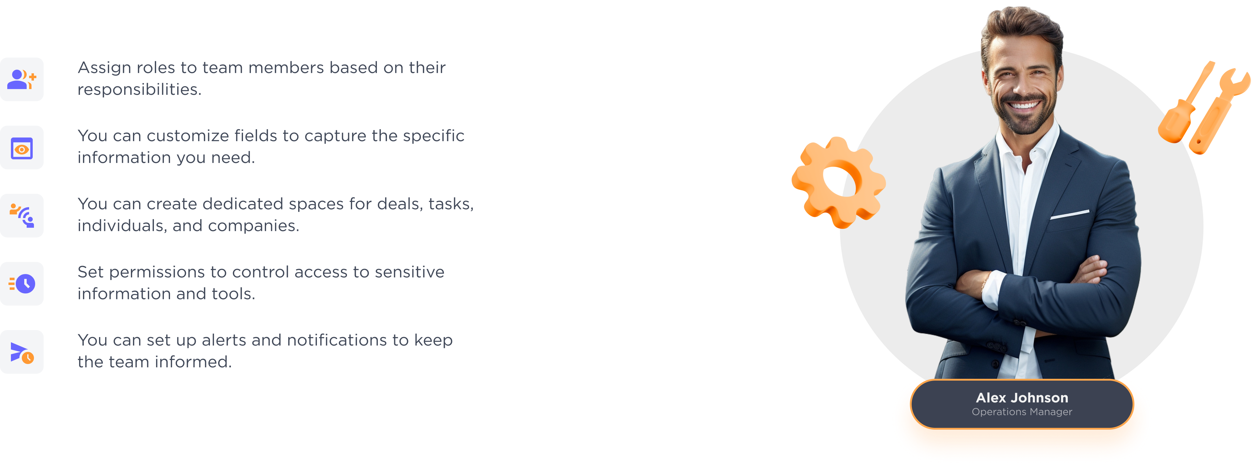 Alex Johnson, Operations Manager, demonstrating Aktok Workspace setup